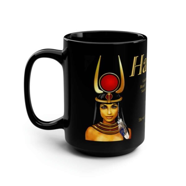 Hathor Black Mug, 15oz