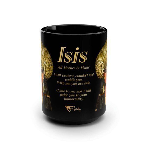 Isis Black Mug, 15oz