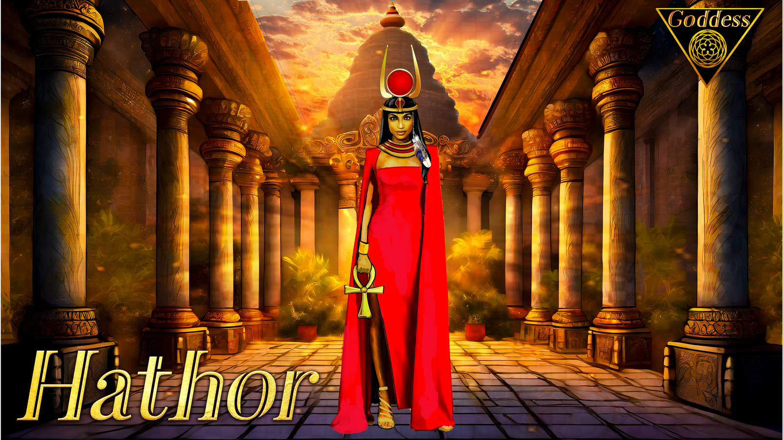 The temple of Hathor.