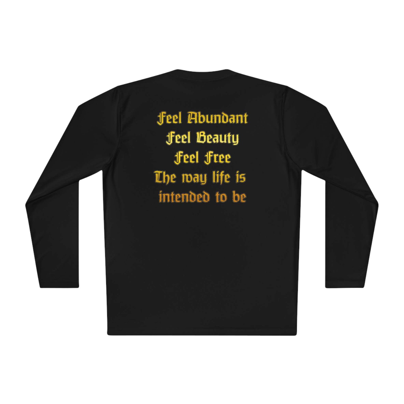Long Sleeve Tee - Hathor Art - Feel Abundant Beauty Free - Image 2