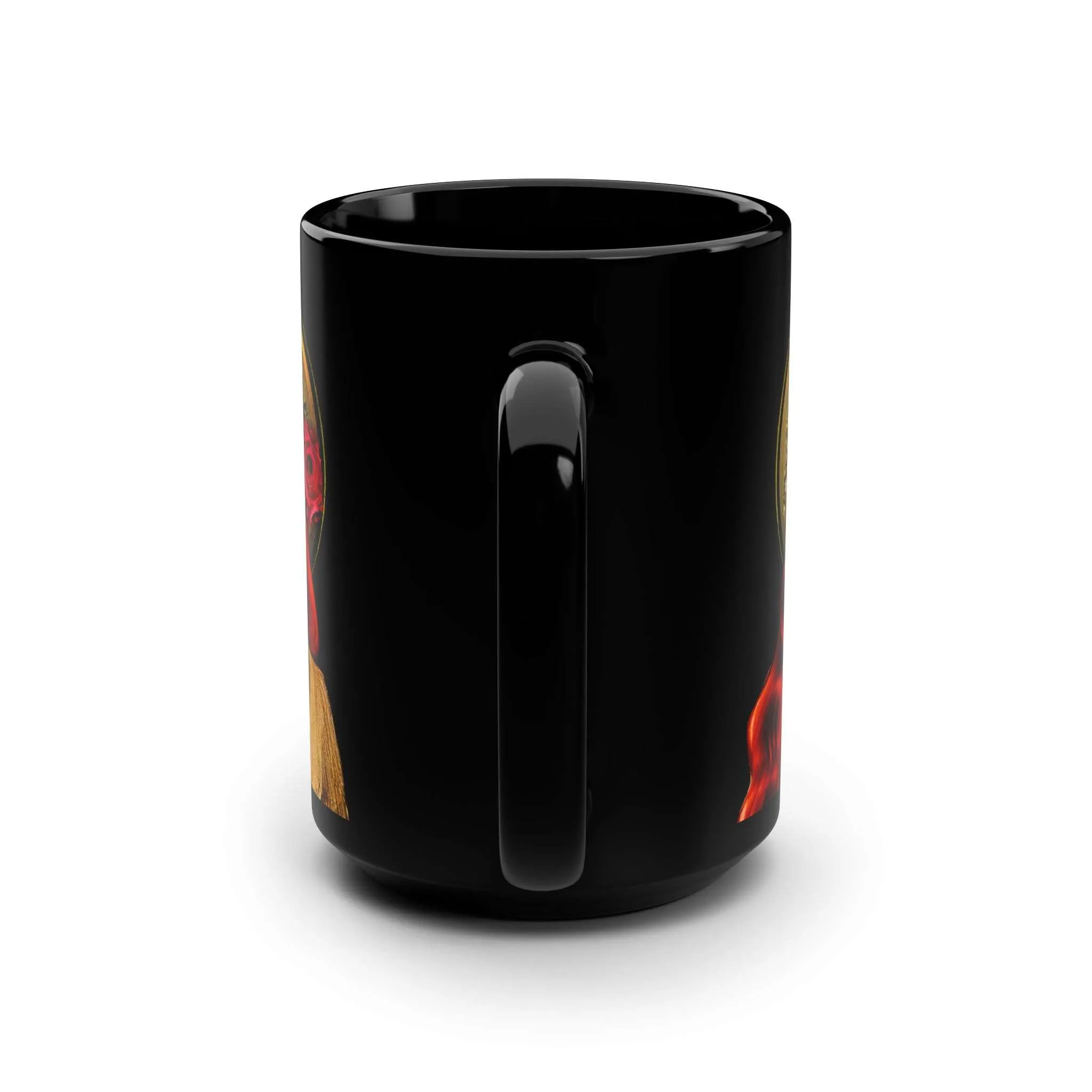 Mary Magdalene Black Mug, 15oz - Image 2
