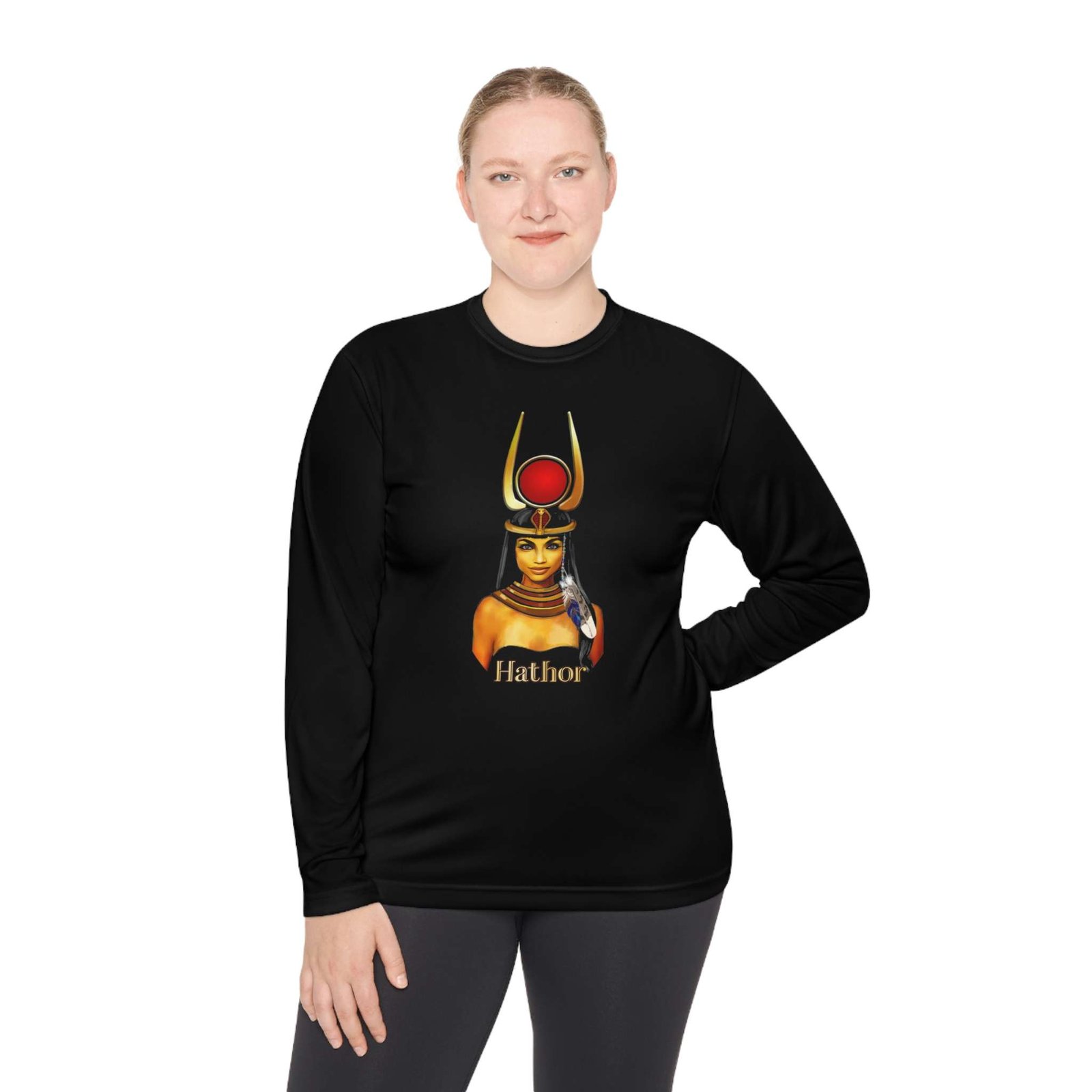 Long Sleeve Tee - Hathor Art - Feel Abundant Beauty Free - Image 4