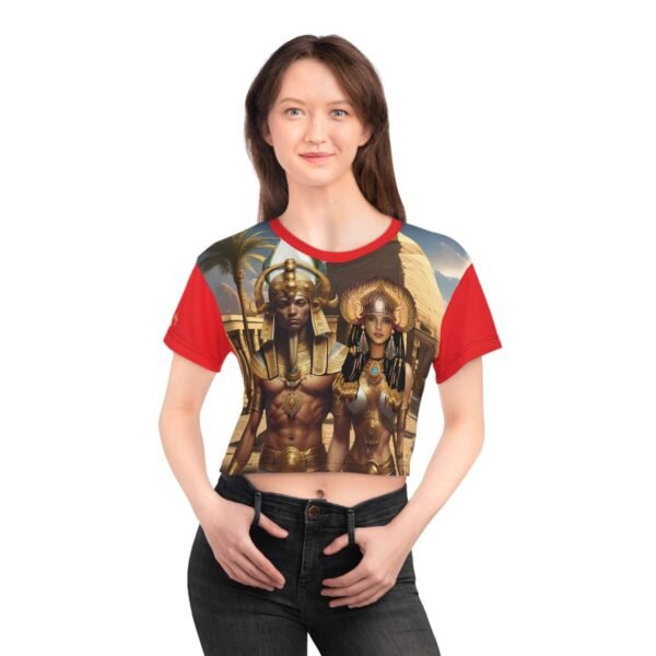 Graphic Crop Tee - Isis and Osiris