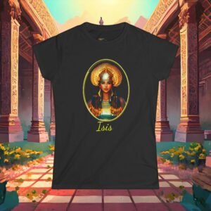 Goddess Isis Hand-Painted Portrait Women's Tee