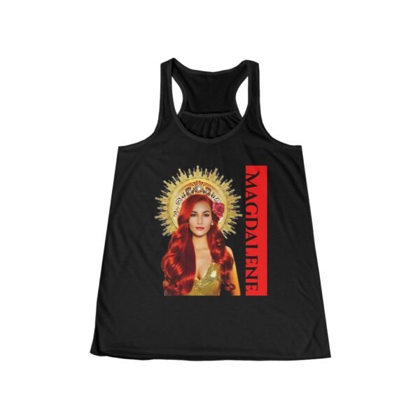 Mary Magdalene Goddess Graphic Flowy Tank Top - Bohemian Style, Summer Tee, Festival Wear, Gift for Her, Casual Outing